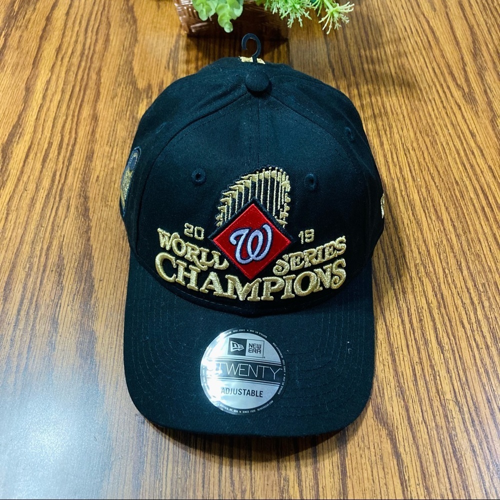 ❤️‍🔥 NWT New Era MLB Washington Nationals 2019 World Series Champions Bill Cap
